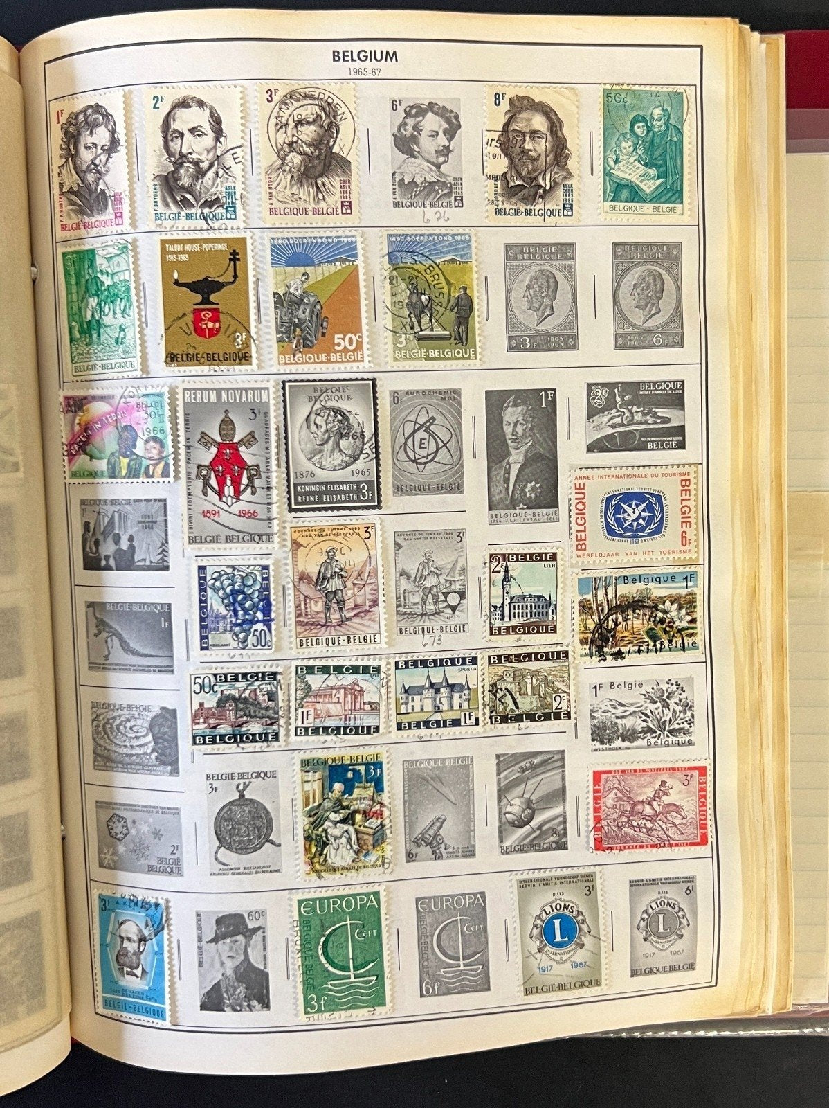 Bahamas to Belize Stamp Collection Harris Album Hundreds of Stamps ZAYIX