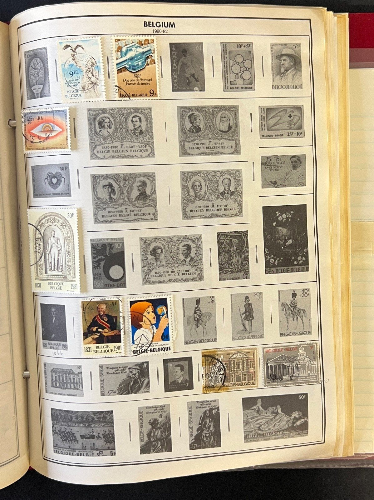 Bahamas to Belize Stamp Collection Harris Album Hundreds of Stamps ZAYIX