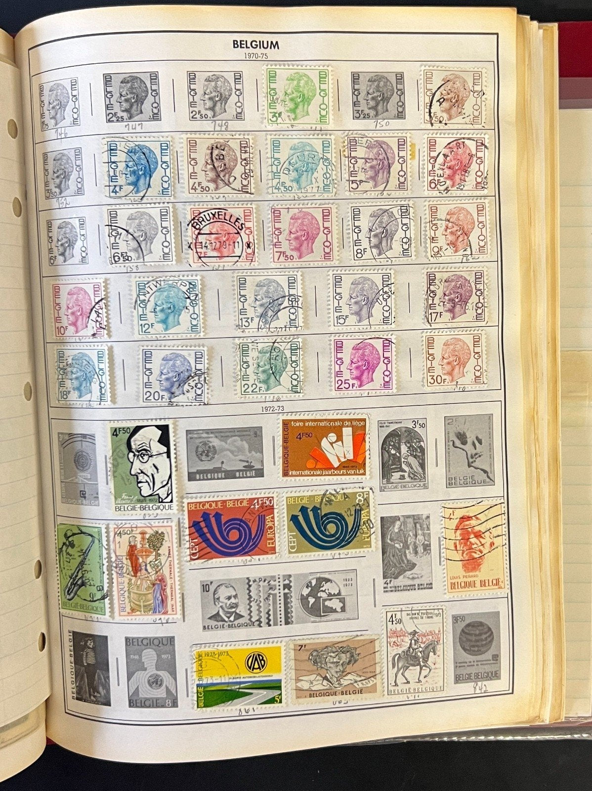 Bahamas to Belize Stamp Collection Harris Album Hundreds of Stamps ZAYIX