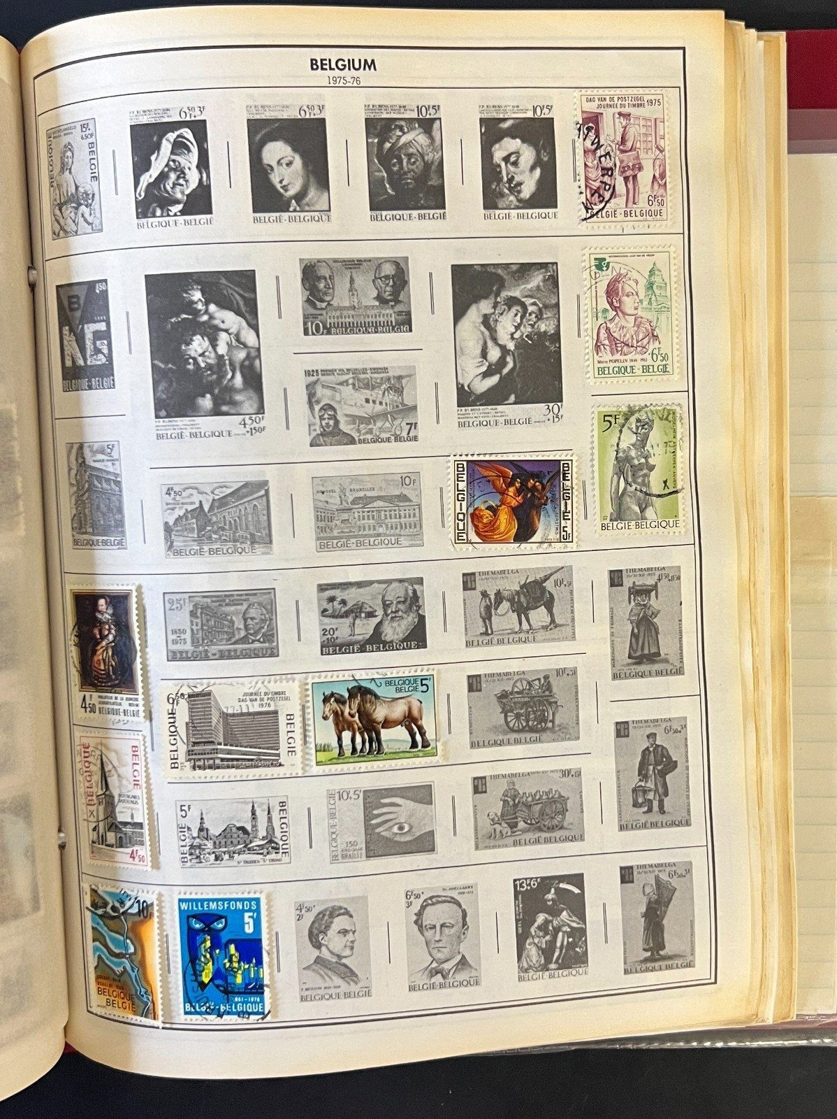 Bahamas to Belize Stamp Collection Harris Album Hundreds of Stamps ZAYIX