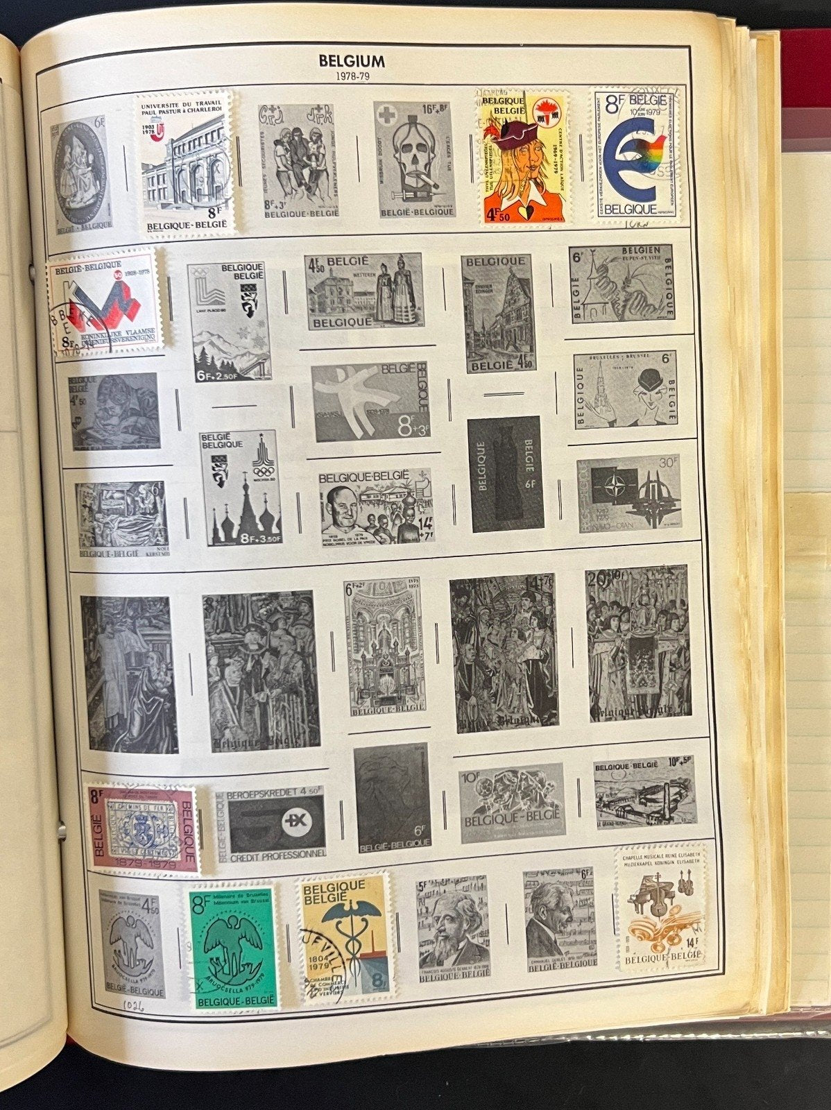 Bahamas to Belize Stamp Collection Harris Album Hundreds of Stamps ZAYIX