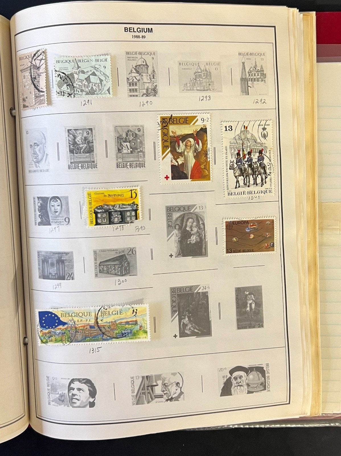 Bahamas to Belize Stamp Collection Harris Album Hundreds of Stamps ZAYIX