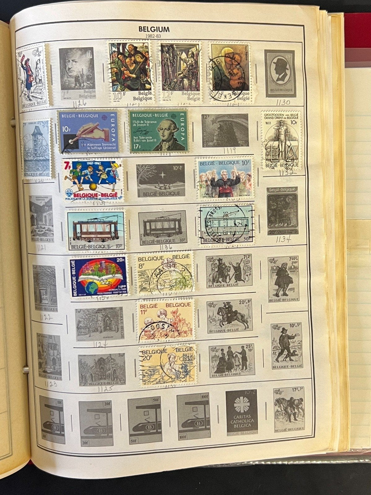 Bahamas to Belize Stamp Collection Harris Album Hundreds of Stamps ZAYIX