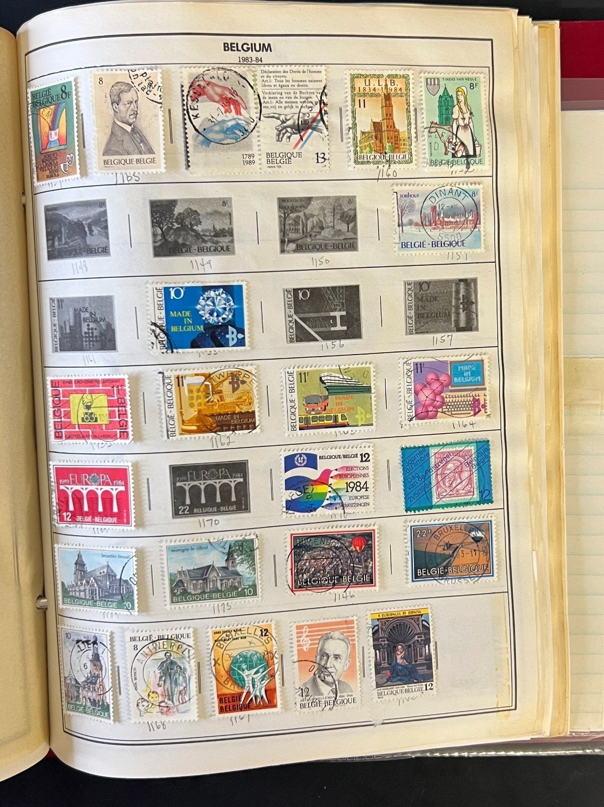 Bahamas to Belize Stamp Collection Harris Album Hundreds of Stamps ZAYIX