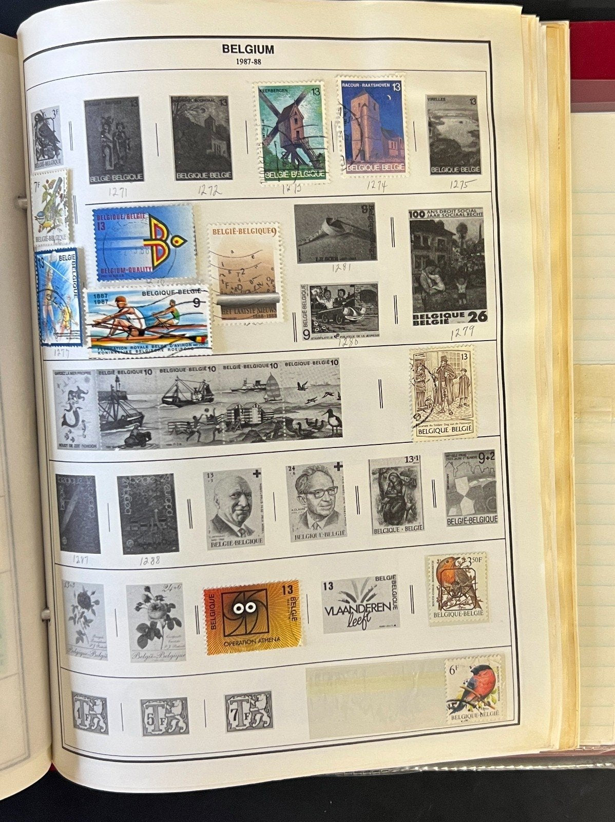 Bahamas to Belize Stamp Collection Harris Album Hundreds of Stamps ZAYIX