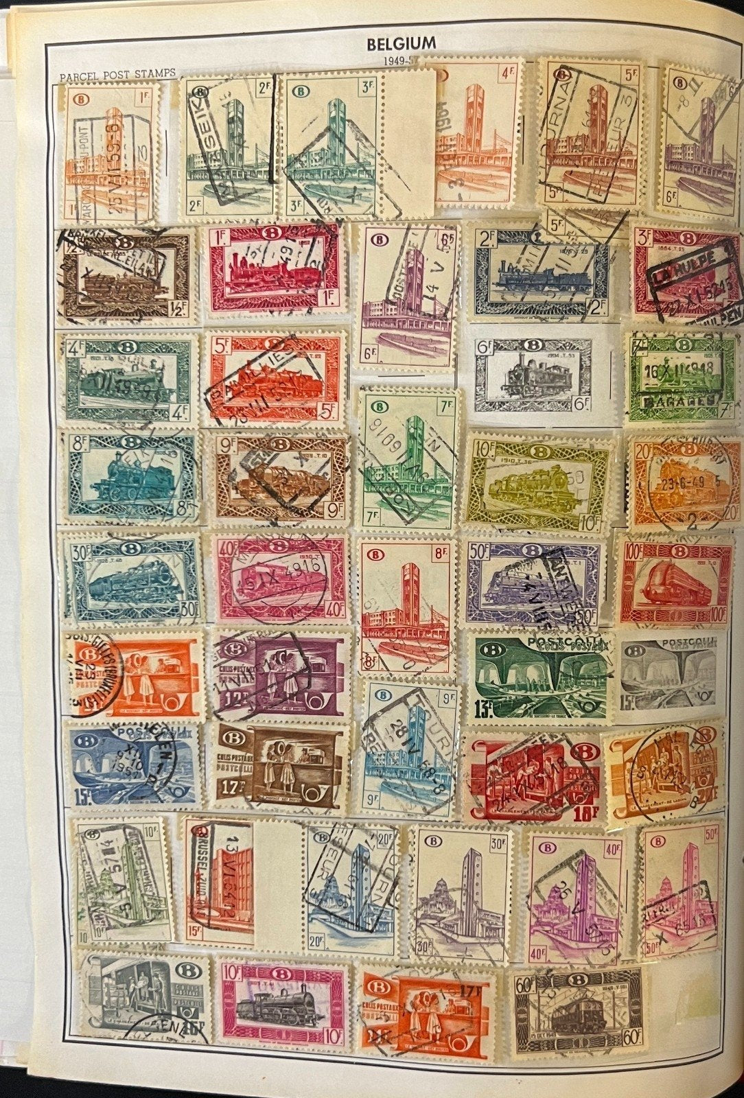 Bahamas to Belize Stamp Collection Harris Album Hundreds of Stamps ZAYIX