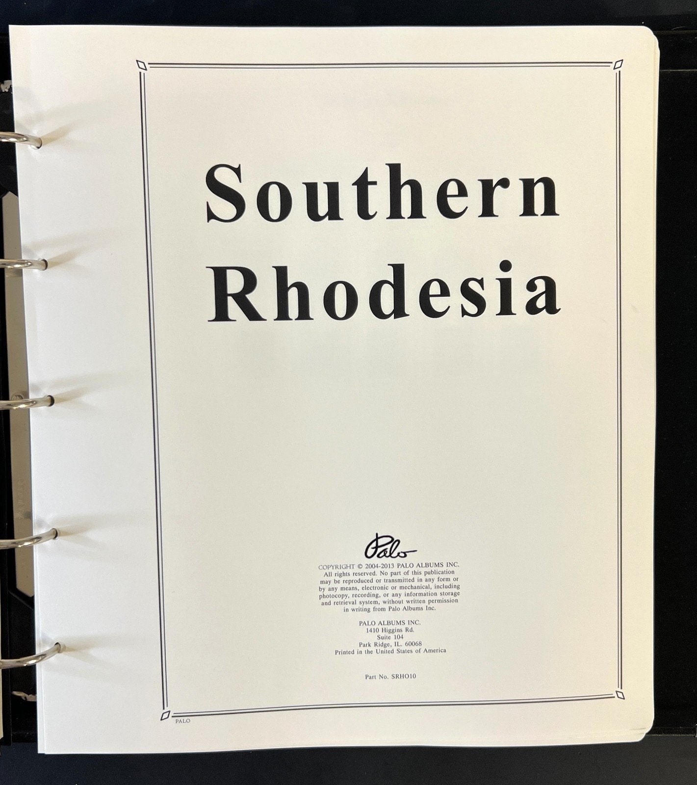 South Africa, Madagascar, Nigeria, & Rhodesia Palo Hingeless Album ZAYIX