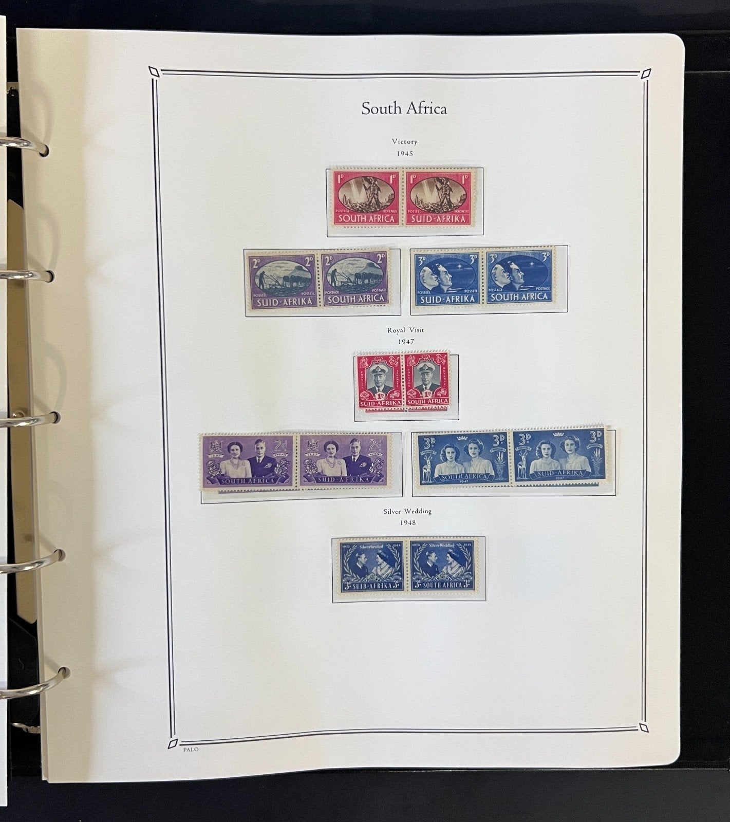 South Africa, Madagascar, Nigeria, & Rhodesia Palo Hingeless Album ZAYIX