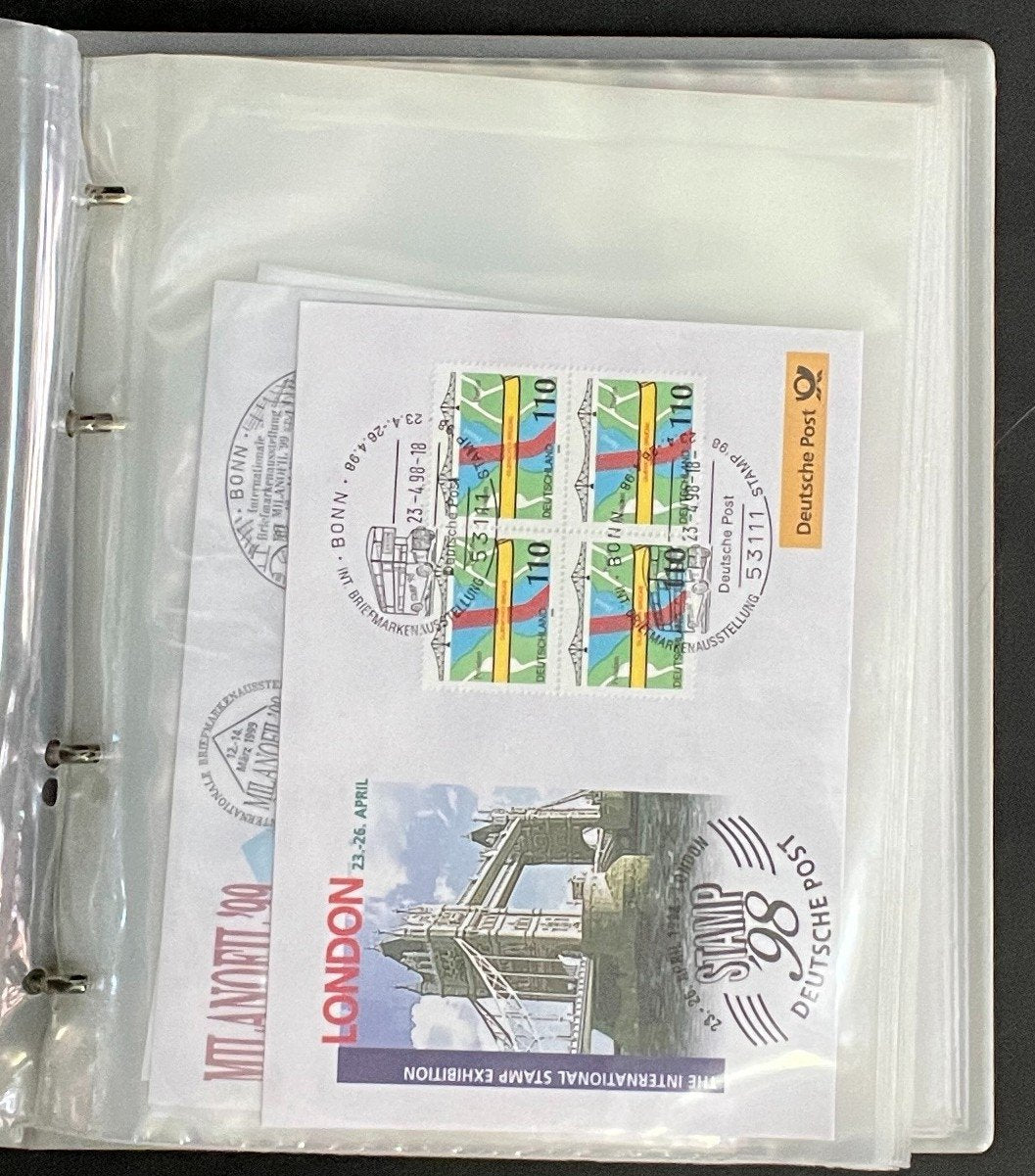 German First day Covers Collection Album 34 Covers FDC 1996-1998 ZAYIX
