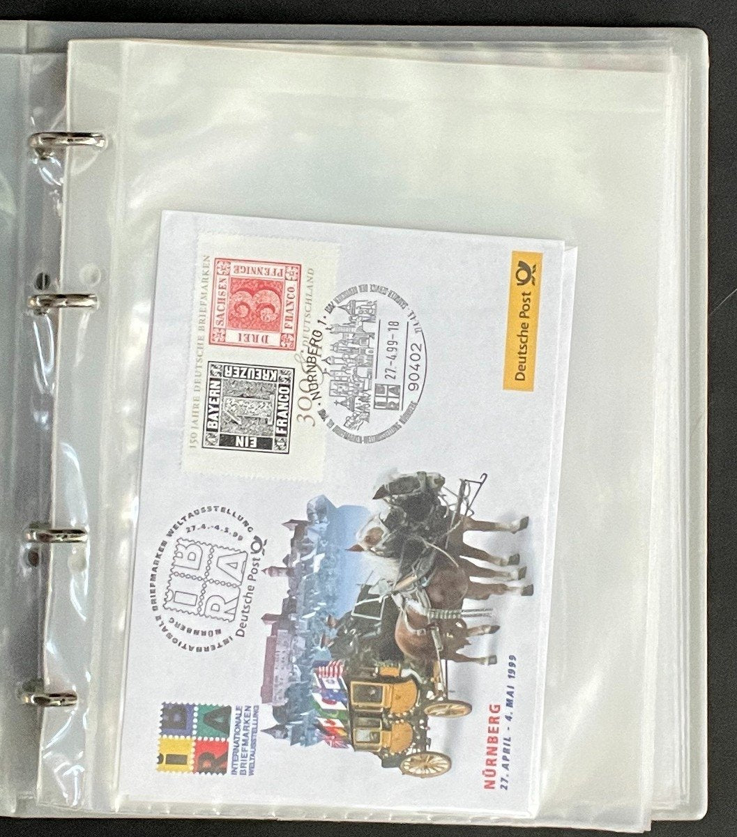 German First day Covers Collection Album 34 Covers FDC 1996-1998 ZAYIX