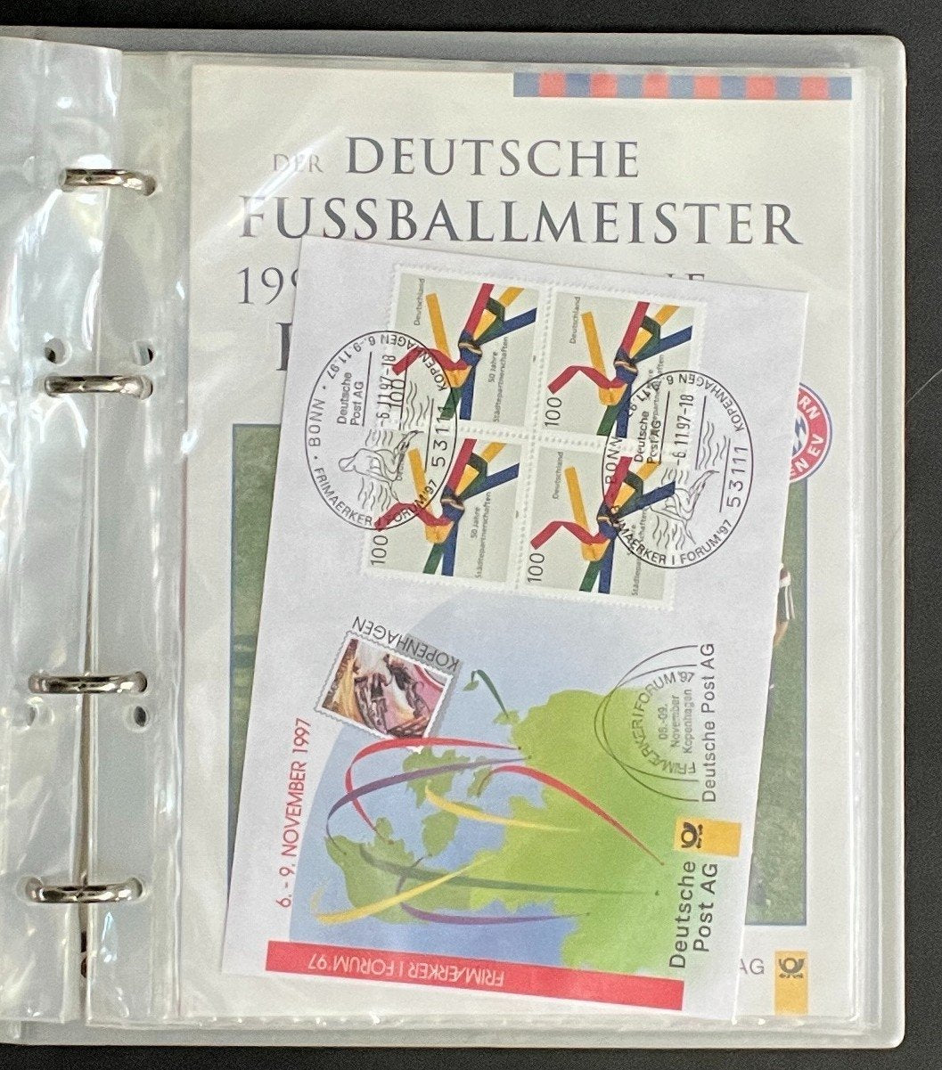 German First day Covers Collection Album 34 Covers FDC 1996-1998 ZAYIX