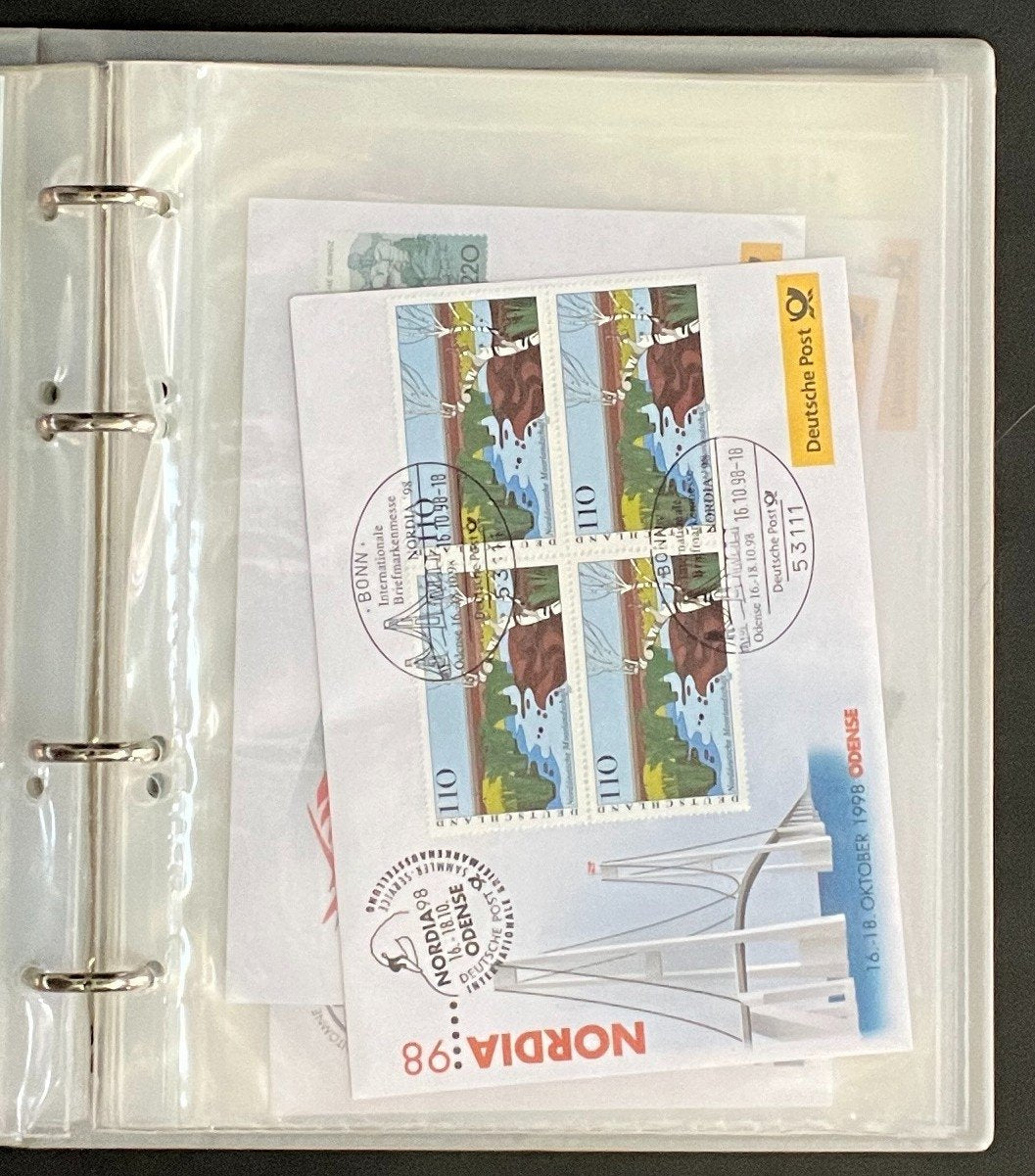 German First day Covers Collection Album 34 Covers FDC 1996-1998 ZAYIX