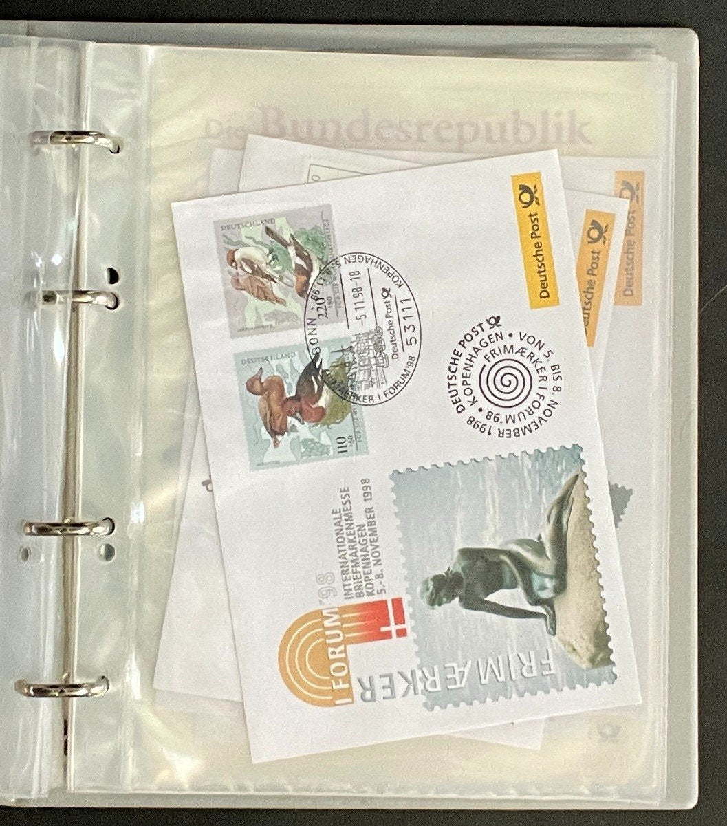 German First day Covers Collection Album 34 Covers FDC 1996-1998 ZAYIX