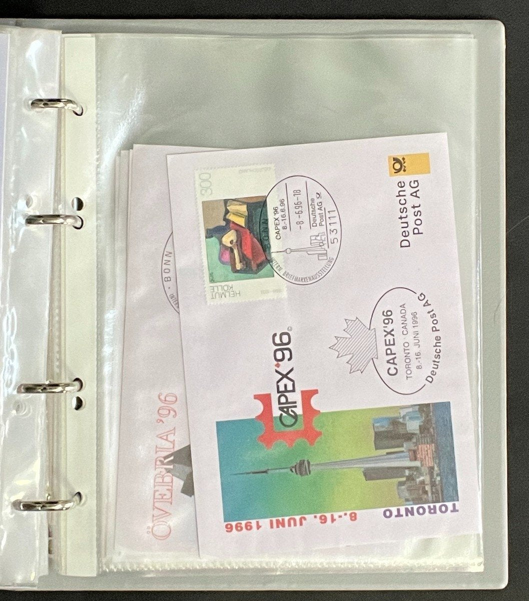 German First day Covers Collection Album 34 Covers FDC 1996-1998 ZAYIX