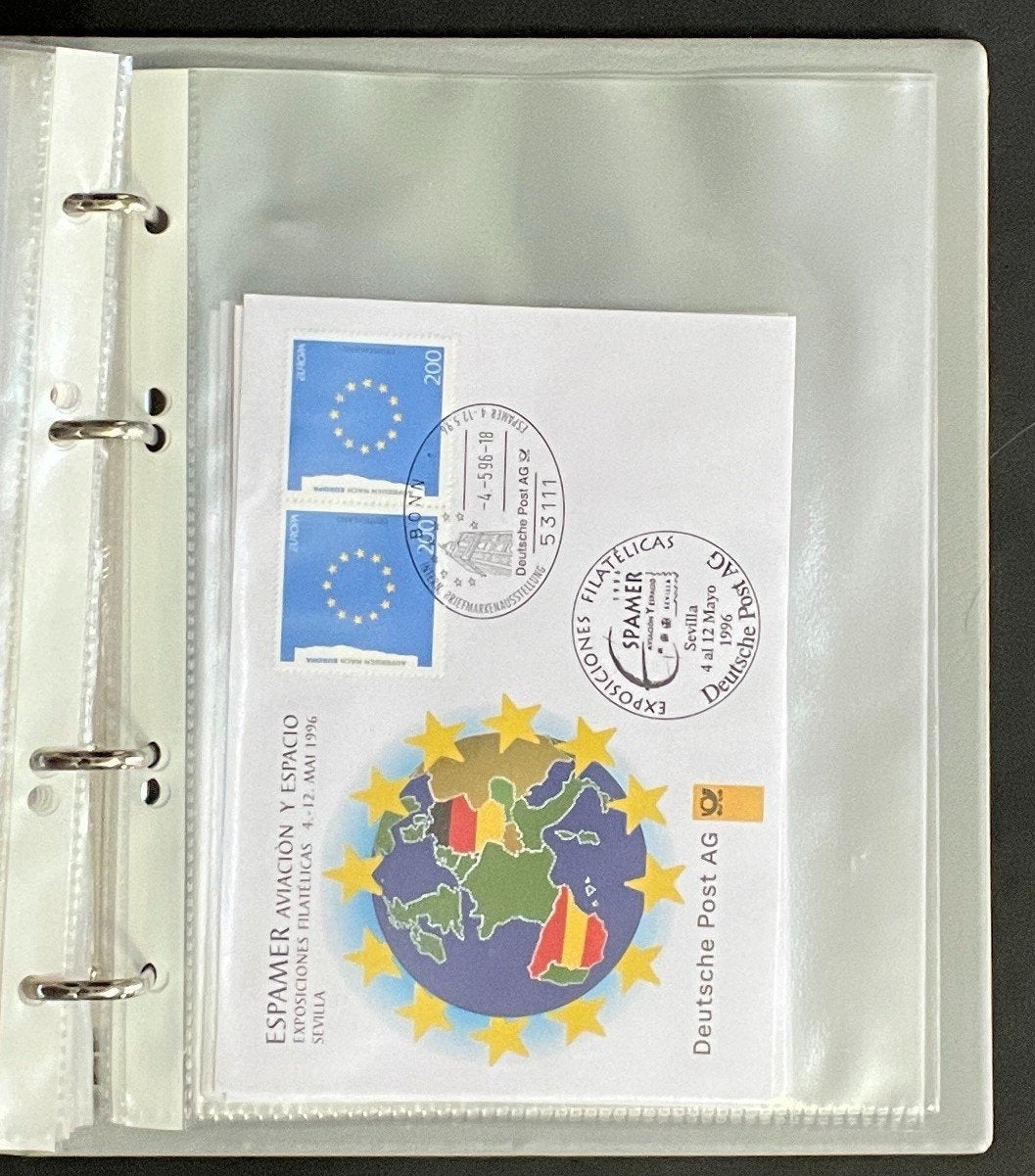 German First day Covers Collection Album 34 Covers FDC 1996-1998 ZAYIX