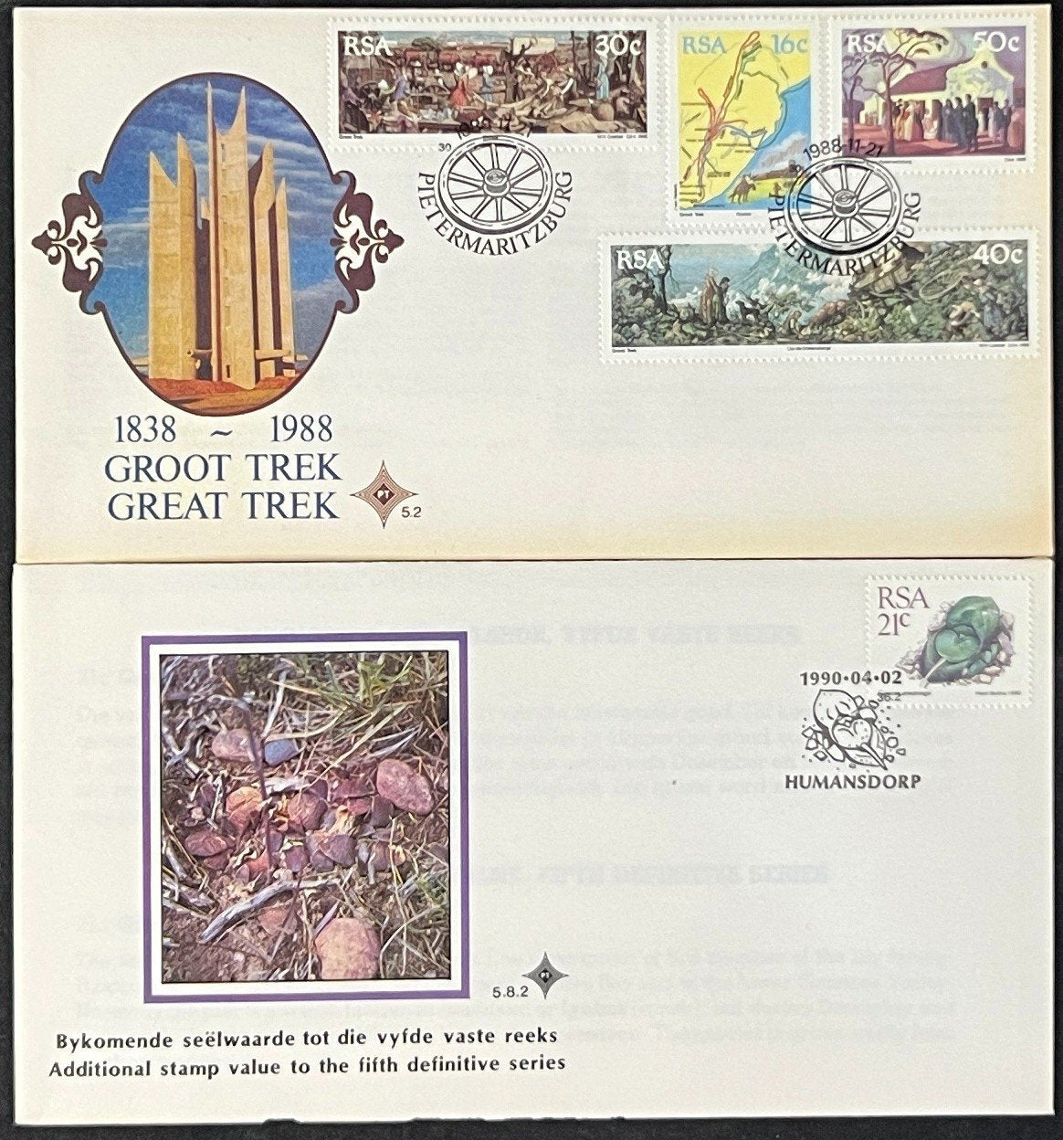 Republic of South Africa 24 FDC First Day Covers & Event Covers 1953-1992 ZAYIX