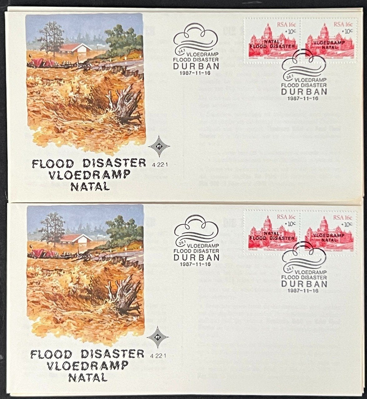 Republic of South Africa 24 FDC First Day Covers & Event Covers 1953-1992 ZAYIX
