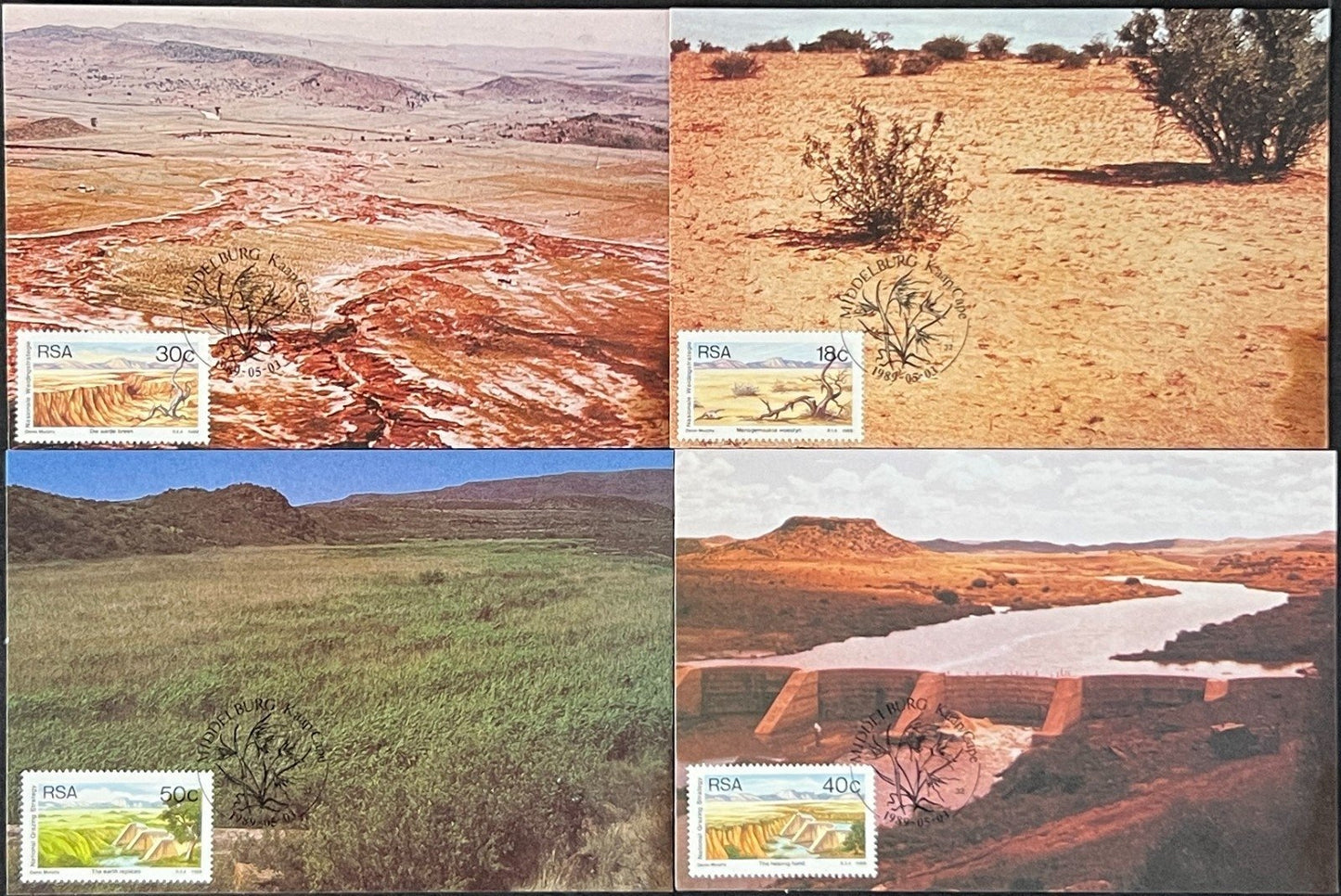 Republic of South Africa 36 FDC & Event Covers 1987-1991 ZAYIX