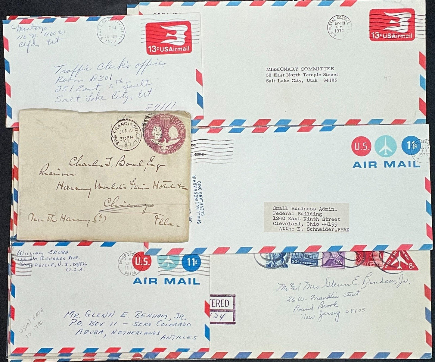 Cover Collection Airmails, U.S. Postal Stationary & Commercial Covers ZAYIX