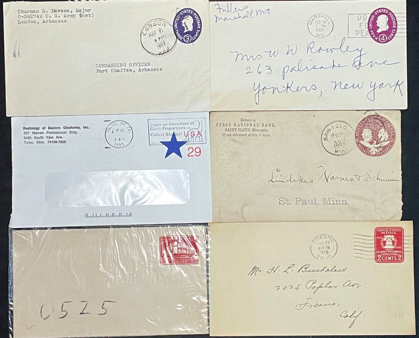 Cover Collection Airmails, U.S. Postal Stationary & Commercial Covers ZAYIX