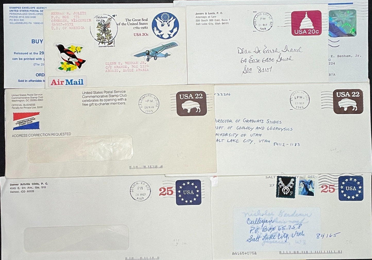 Cover Collection Airmails, U.S. Postal Stationary & Commercial Covers ZAYIX