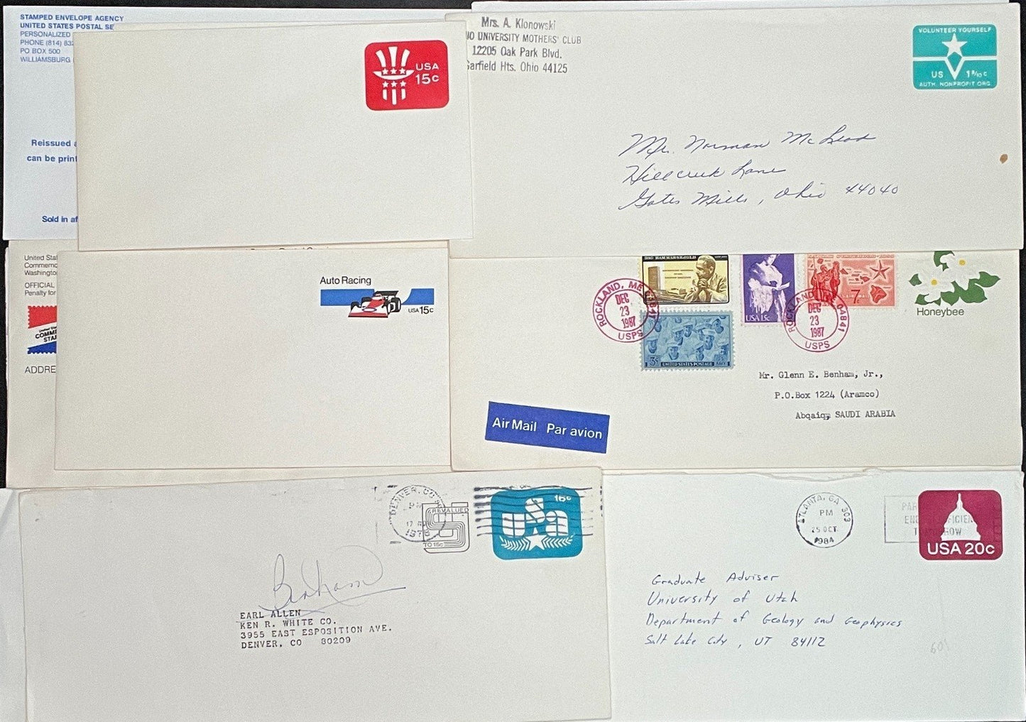 Cover Collection Airmails, U.S. Postal Stationary & Commercial Covers ZAYIX