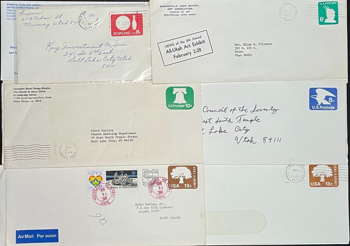 Cover Collection Airmails, U.S. Postal Stationary & Commercial Covers ZAYIX