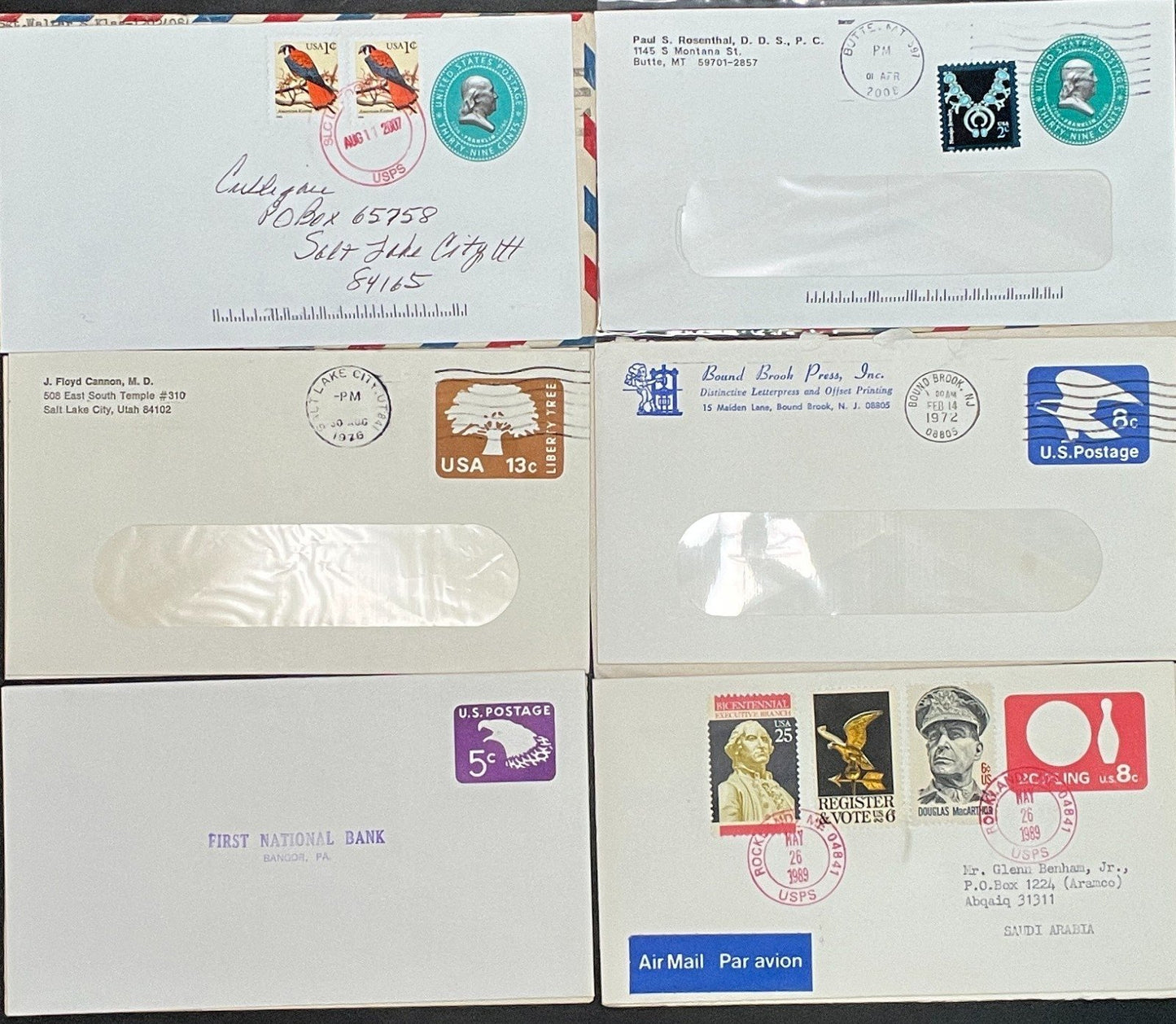 Cover Collection Airmails, U.S. Postal Stationary & Commercial Covers ZAYIX