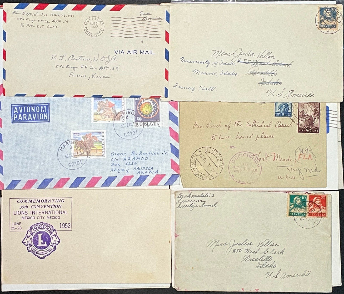 Cover Collection Airmails, U.S. Postal Stationary & Commercial Covers ZAYIX