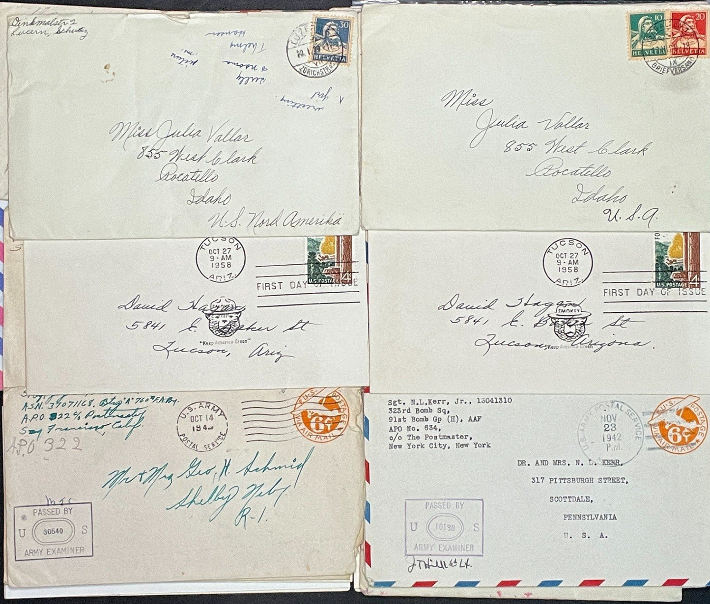 Cover Collection Airmails, U.S. Postal Stationary & Commercial Covers ZAYIX