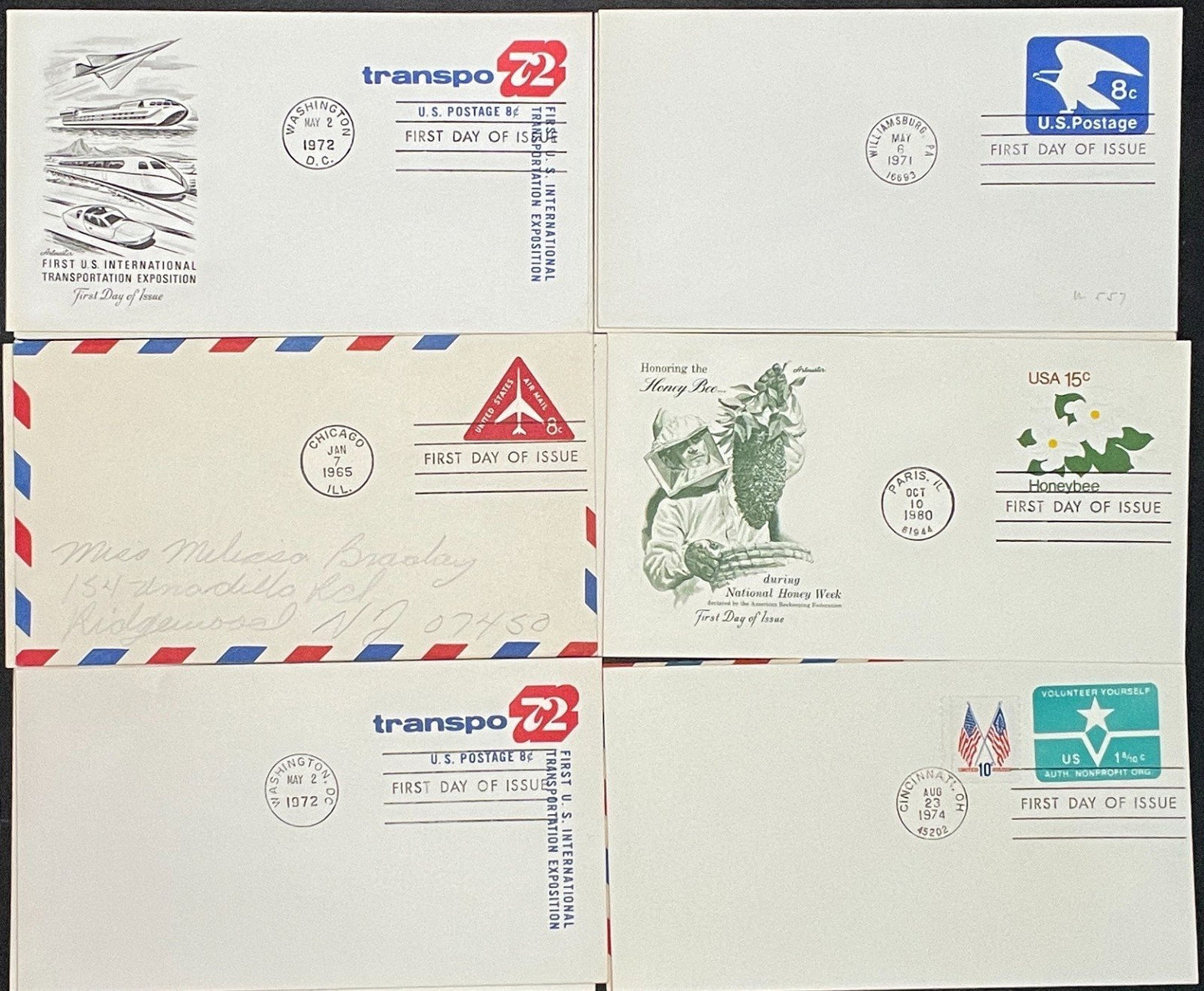 Cover Collection Airmails, U.S. Postal Stationary & Commercial Covers ZAYIX