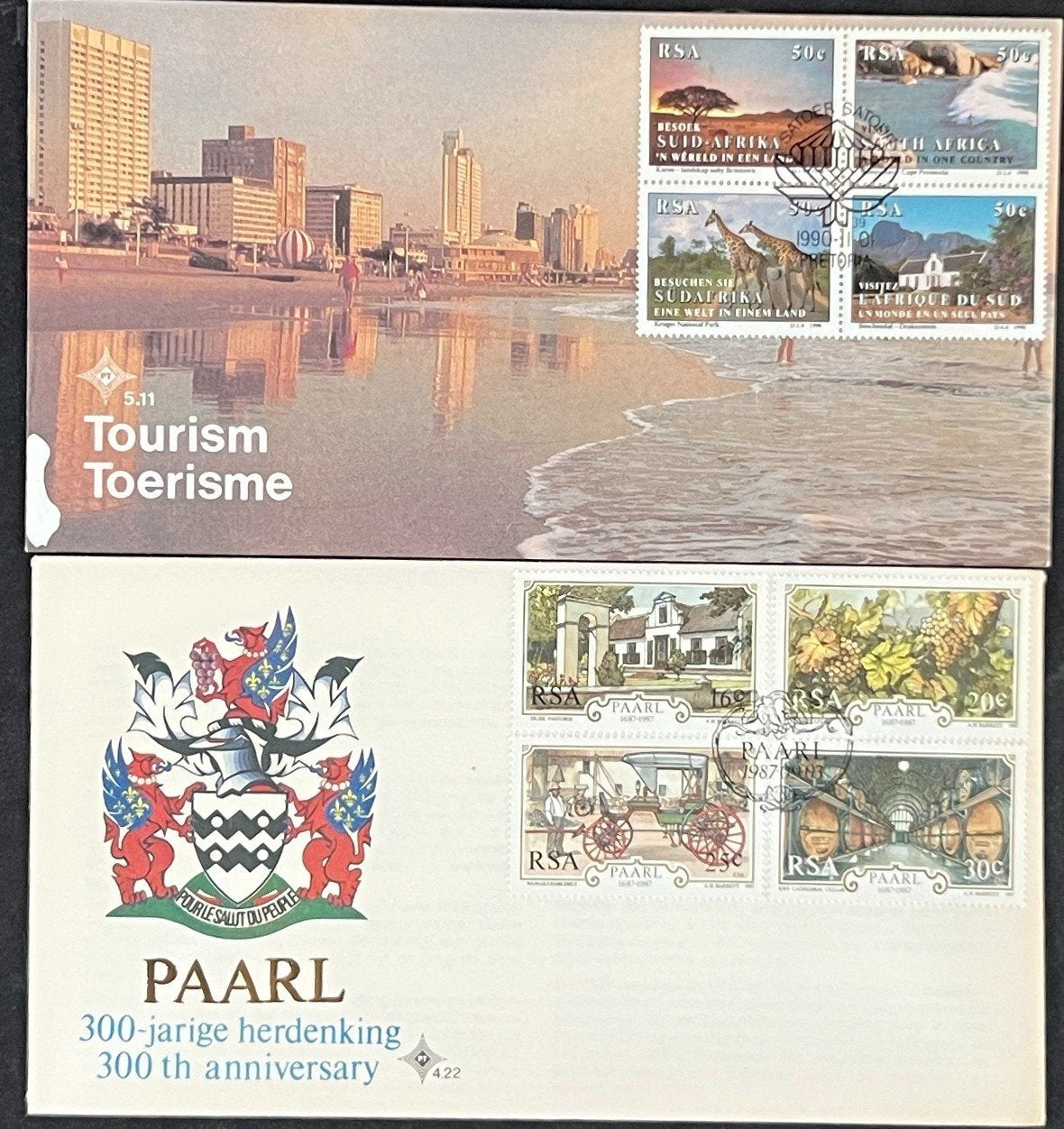 Republic of South Africa 36 FDC First Day Covers & Event Covers 1952-1992 ZAYIX