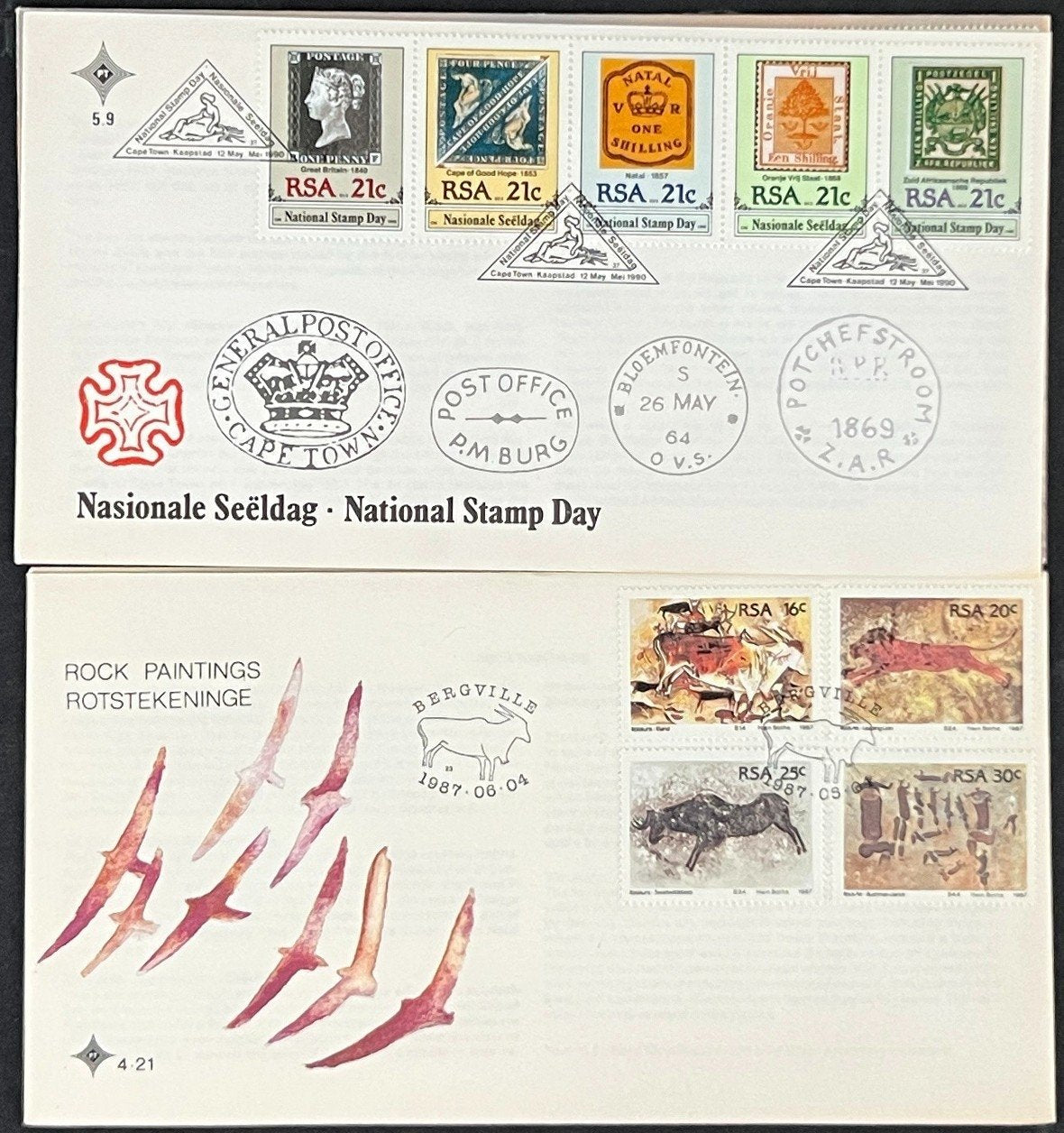 Republic of South Africa 36 FDC First Day Covers & Event Covers 1952-1992 ZAYIX