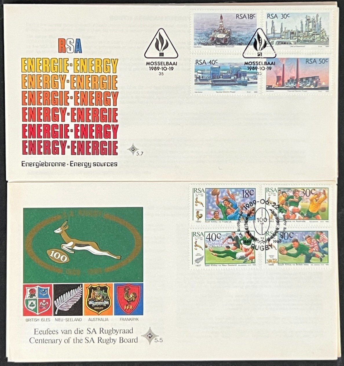 Republic of South Africa 36 FDC First Day Covers & Event Covers 1952-1992 ZAYIX