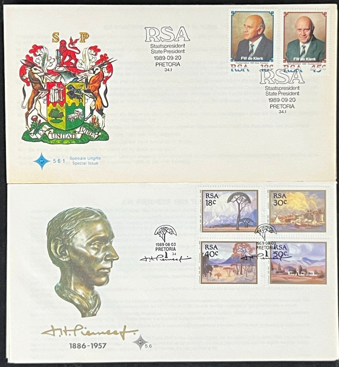 Republic of South Africa 36 FDC First Day Covers & Event Covers 1952-1992 ZAYIX
