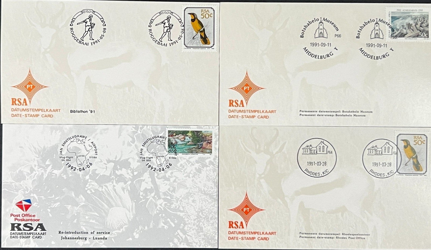 Republic of South Africa 36 FDC First Day Covers & Event Covers 1952-1992 ZAYIX