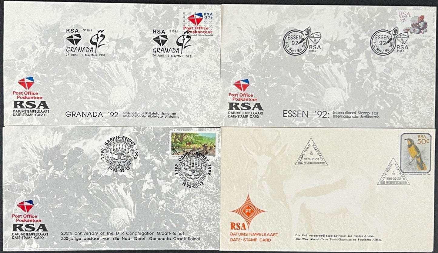 Republic of South Africa 36 FDC First Day Covers & Event Covers 1952-1992 ZAYIX