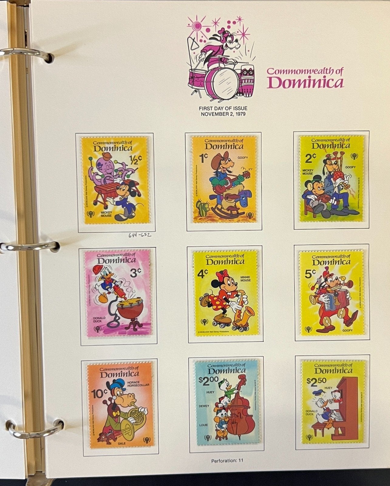 Disney World Wide Stamp Collection 5 Volumes 259 Stamps & 54 Sheets ZAYIX