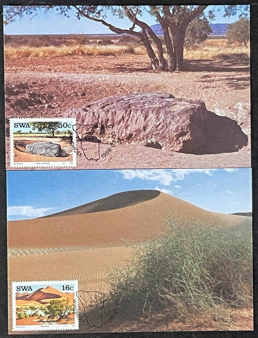 South West Africa FDC & Event Covers 24 Cards 1988-1990 ZAYIX