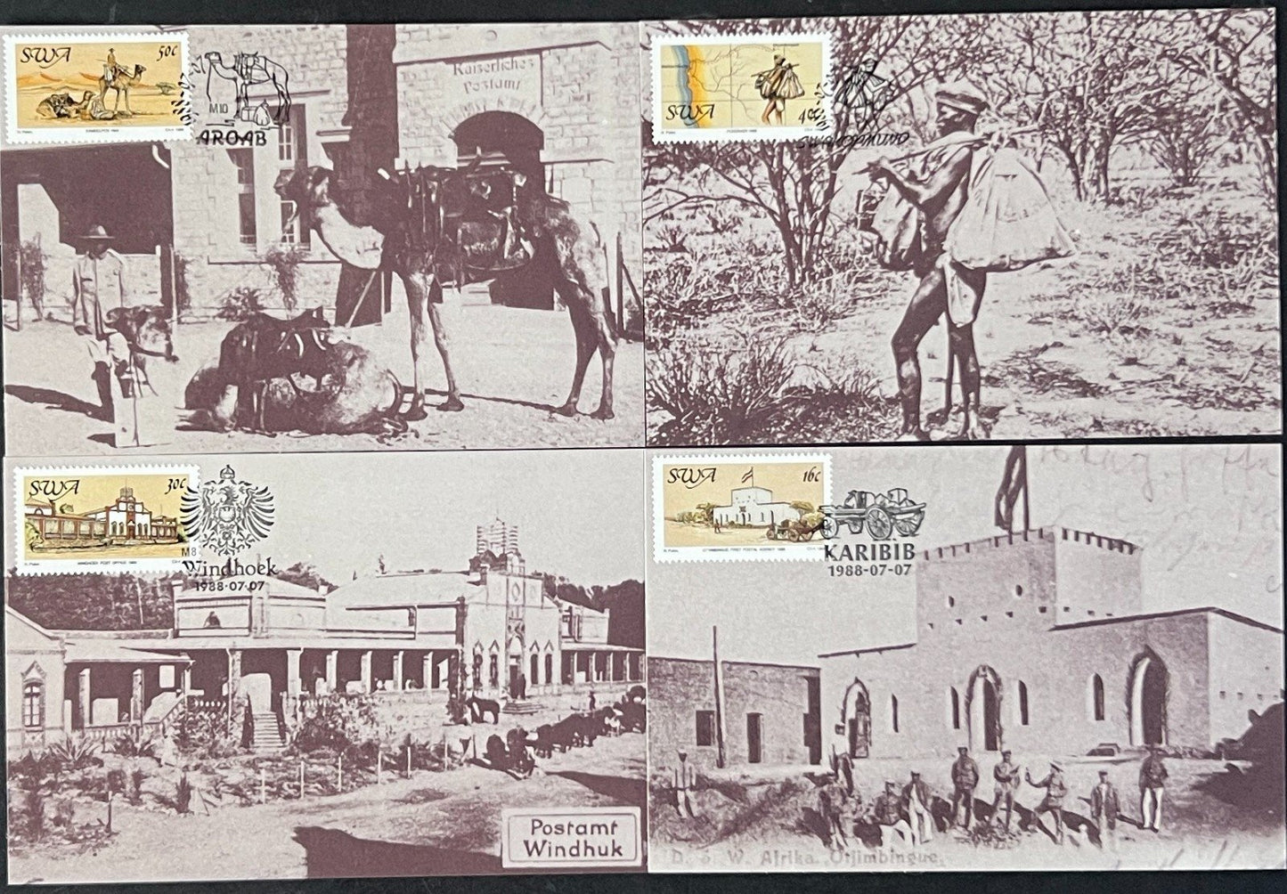 South West Africa FDC & Event Covers 24 Cards 1988-1990 ZAYIX