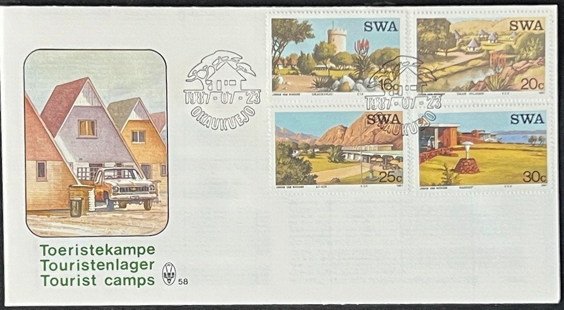 South West Africa FDC & Event Covers 16 Cards 1987-1989 ZAYIX