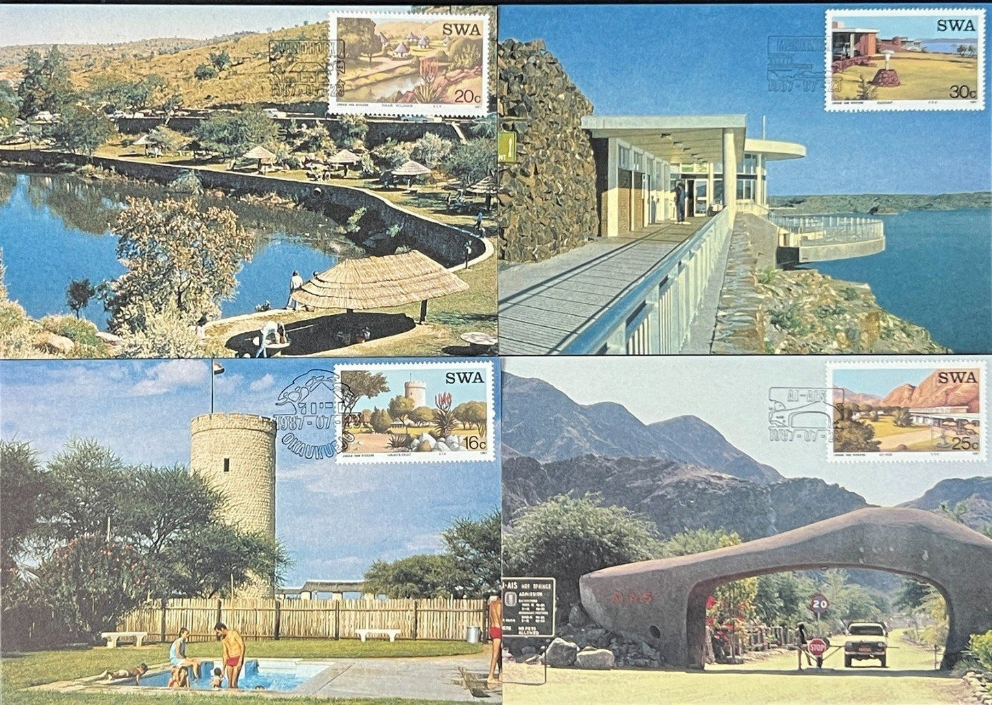South West Africa FDC & Event Covers 16 Cards 1987-1989 ZAYIX
