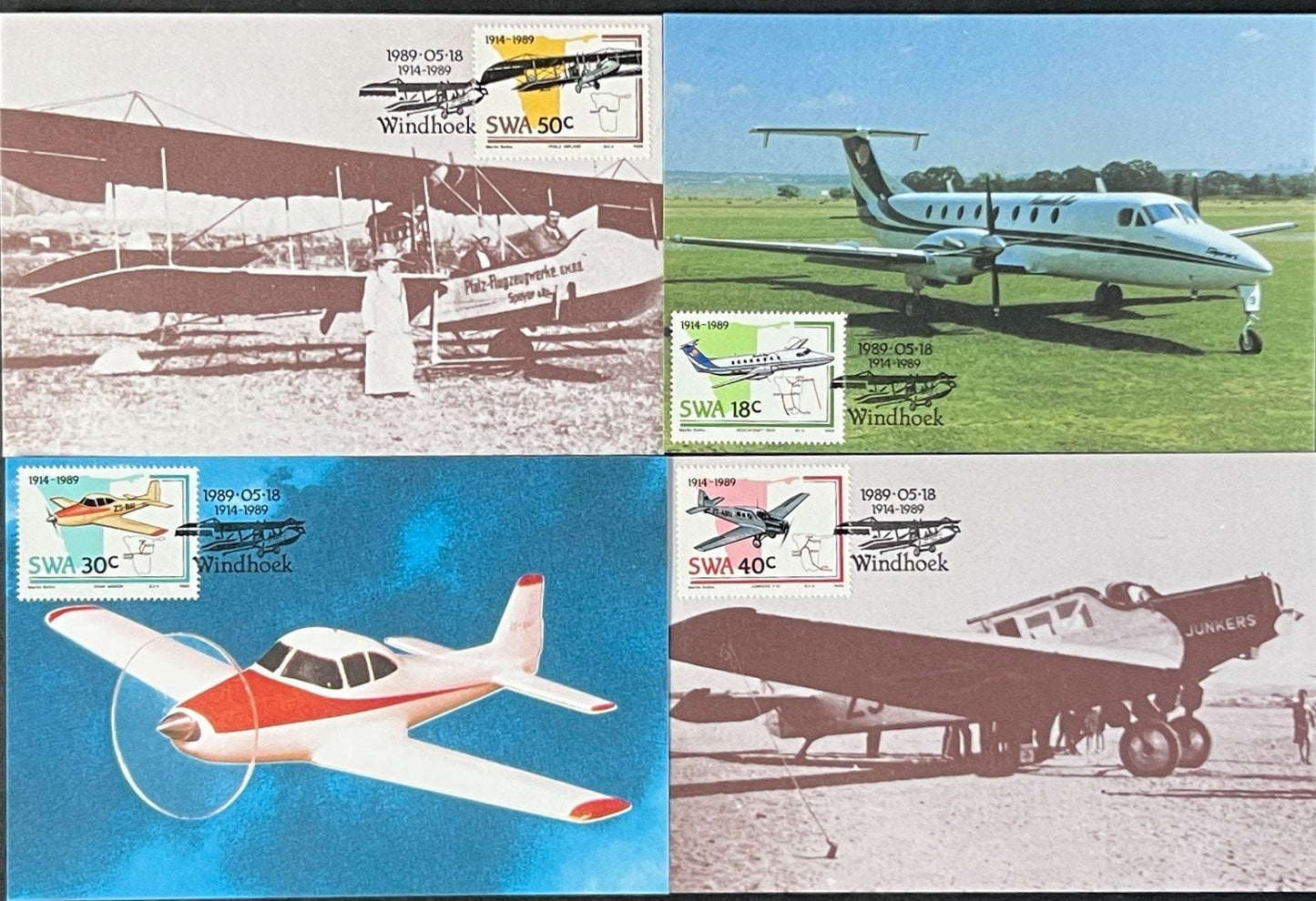 South West Africa FDC & Event Covers 22 Cards 1986-1989 ZAYIX