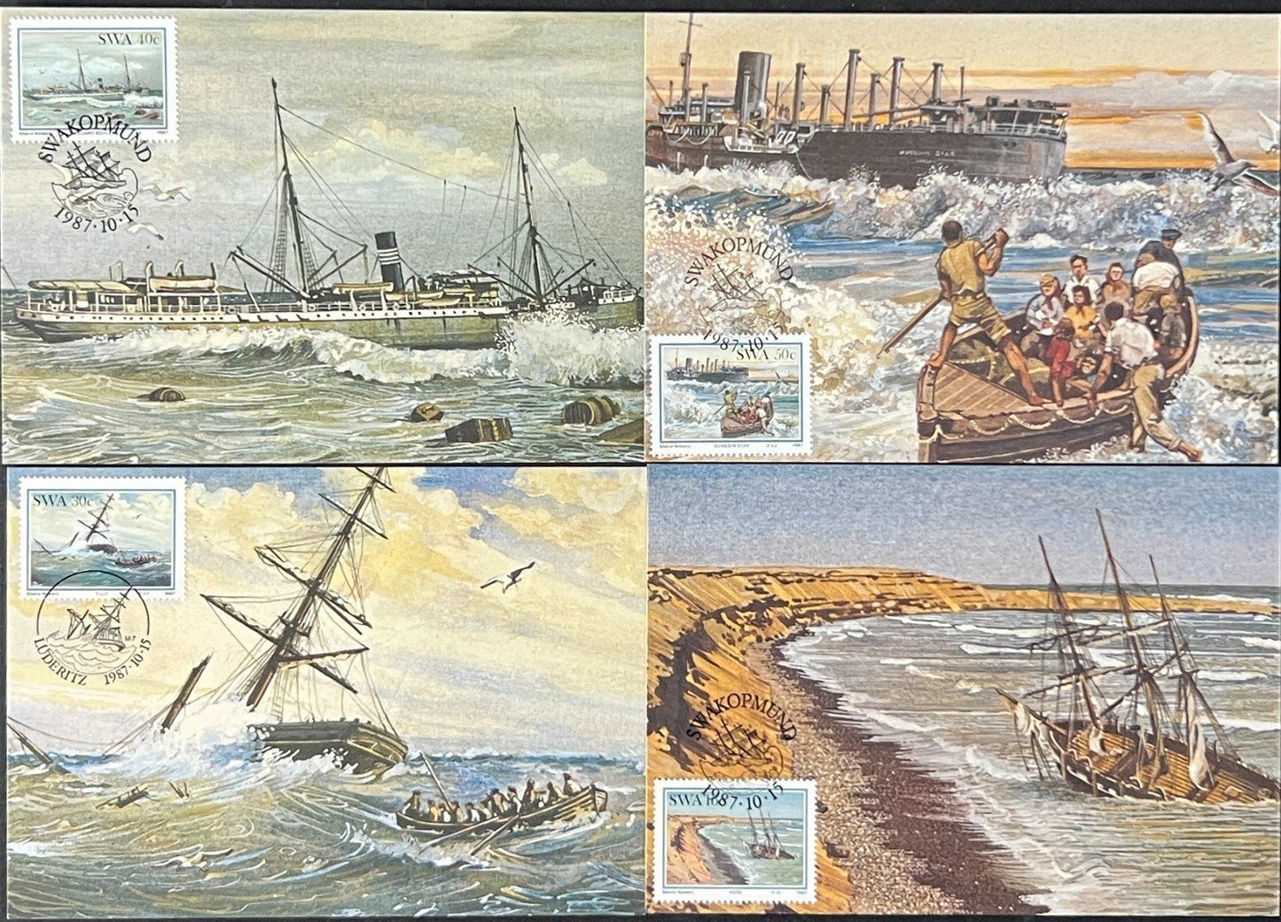 South West Africa FDC & Event Covers 22 Cards 1986-1989 ZAYIX