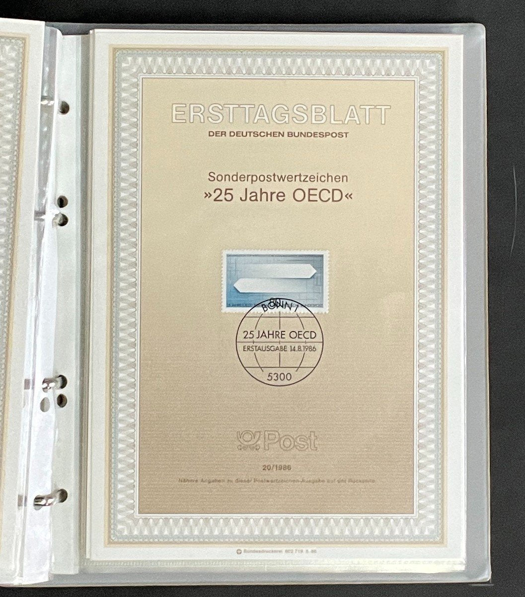 German First day Covers Collection Album 80 Covers FDC 1985-1987 ZAYIX