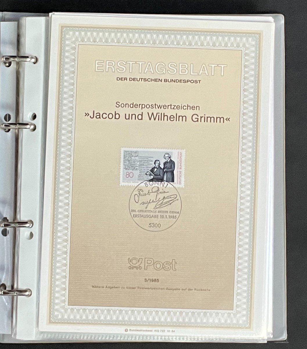 German First day Covers Collection Album 80 Covers FDC 1985-1987 ZAYIX