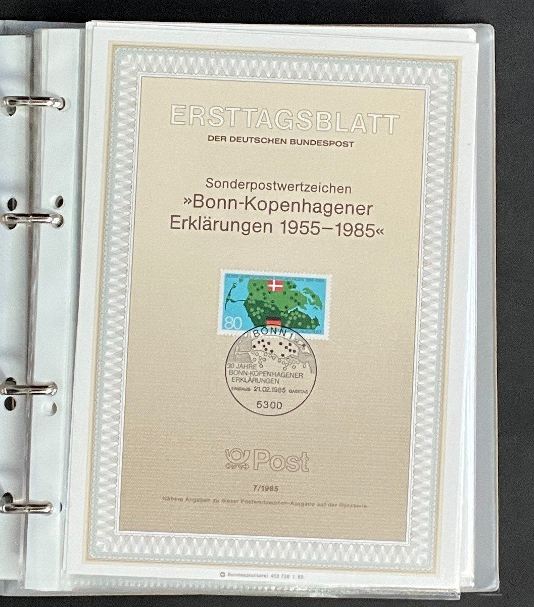 German First day Covers Collection Album 80 Covers FDC 1985-1987 ZAYIX