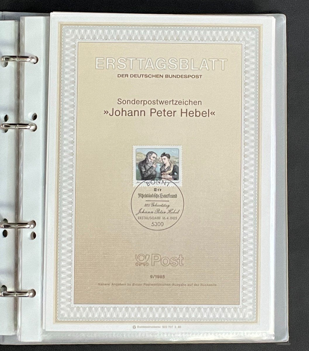 German First day Covers Collection Album 80 Covers FDC 1985-1987 ZAYIX