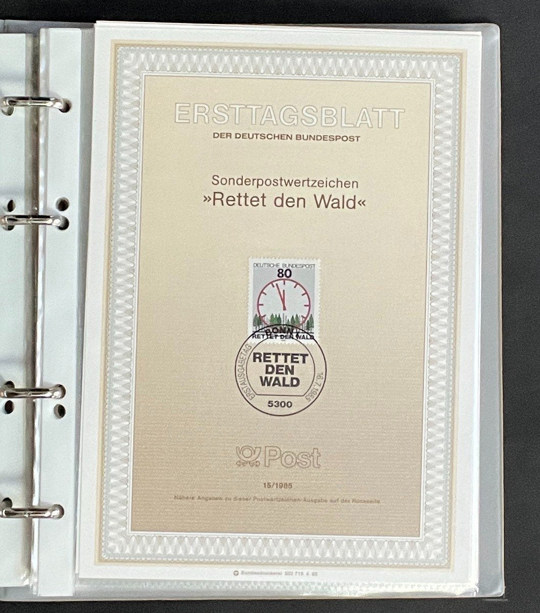 German First day Covers Collection Album 80 Covers FDC 1985-1987 ZAYIX