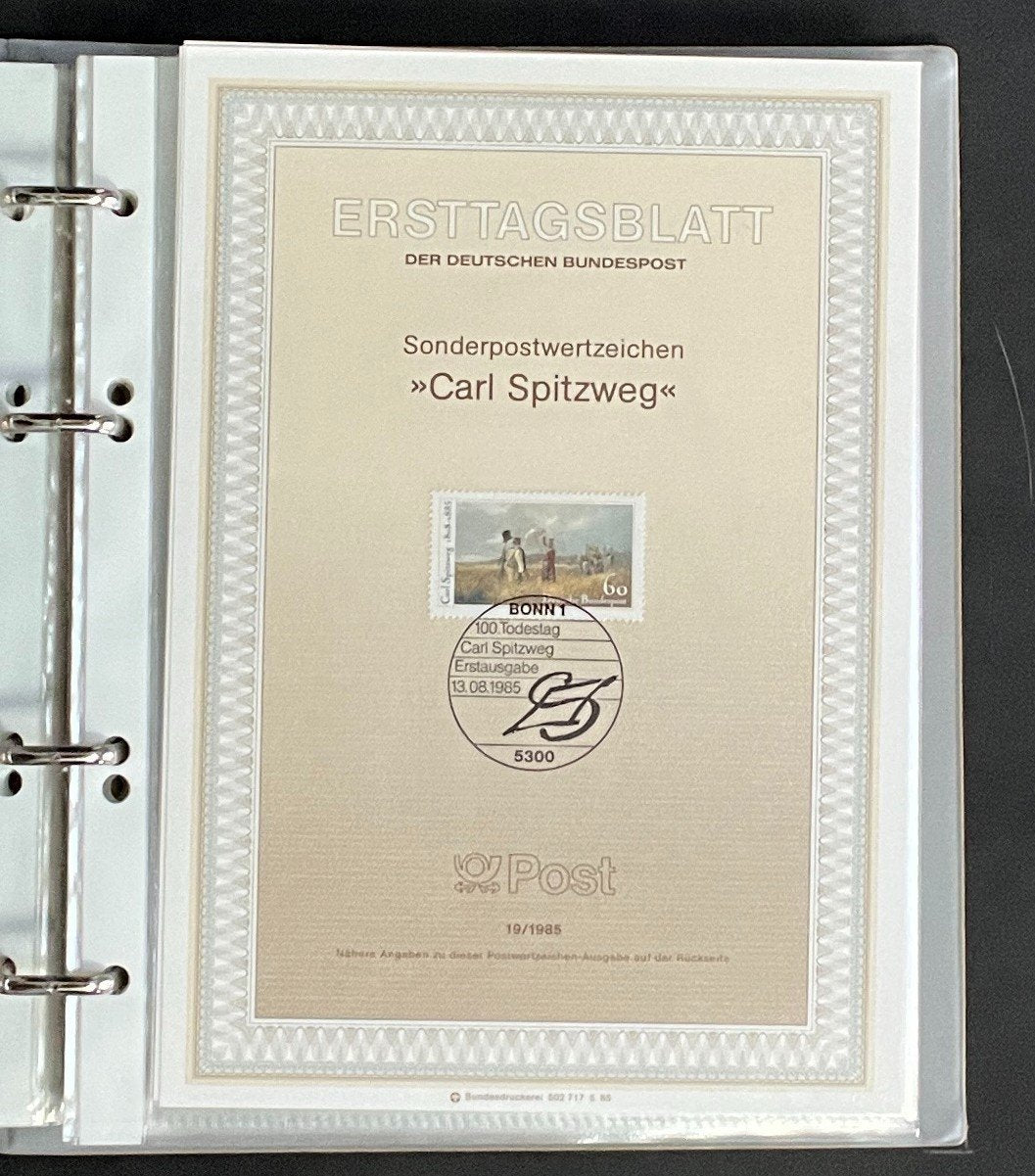 German First day Covers Collection Album 80 Covers FDC 1985-1987 ZAYIX